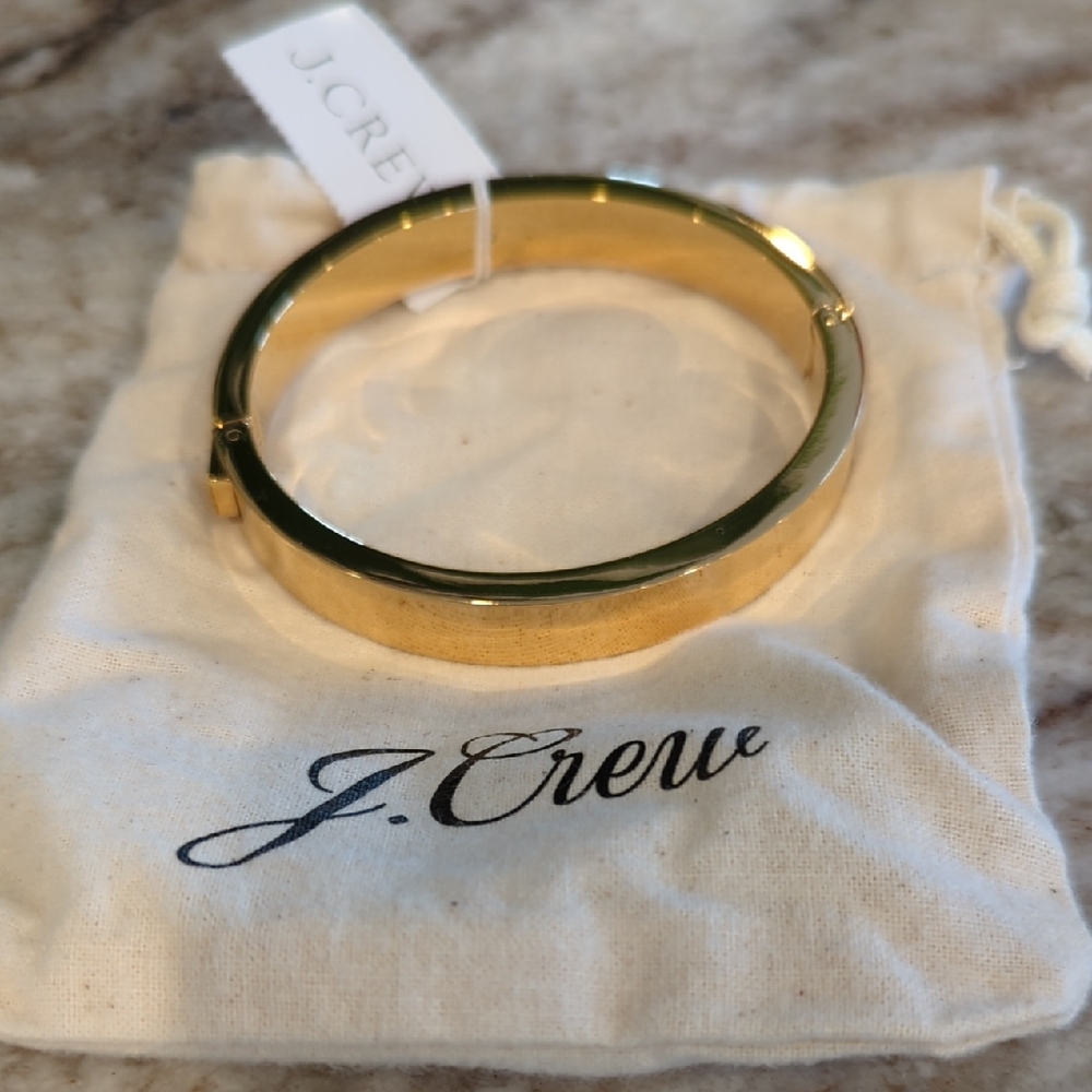 J.Crew Elegant Gold-Tone Bangle